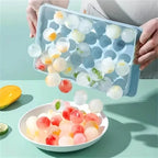 33 Round Shape Ice Cube Maker Tray