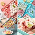 33 Round Shape Ice Cube Maker Tray