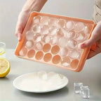 33 Round Shape Ice Cube Maker Tray