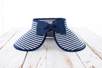 Foldable Bow Stripe Visor