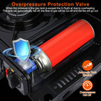 3300W Portable Camping Stove Butane Canister Dual Fuel Burner