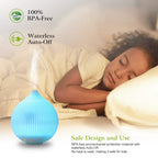 330ml Cool Mist Humidifier with 7 Color LED Lights