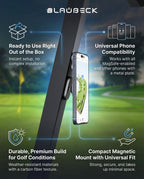 Alloy Magnetic Golf Cart Phone Holder for MagSafe & Android | BLAUBECK Golf Gifts