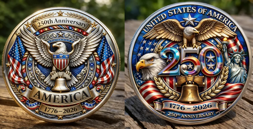 U.S 250th Anniversary Commemorative Coin