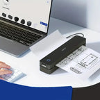 Portable Wireless Thermal Printer – 203DPI, A4 & Letter, USB Charging