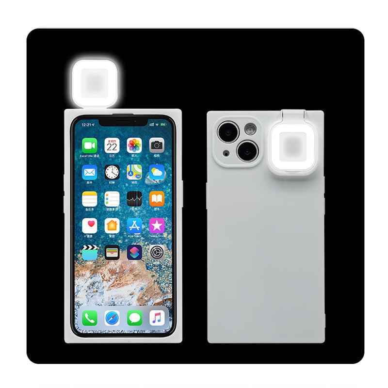 Ring Selfie Flip Light iPhone Case - 3 Colors