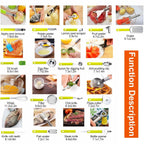 34-Pieces Set: Stainless Steel Kitchen Gadget Tools Set