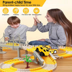 340-Piece: Construction Race Track Toy Set