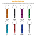 35-Pieces: Emergency Whistle Extra Loud with Key Chain Ring