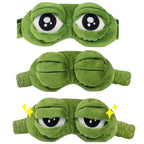Cute 3D Cartoon Frog Eye Mask, Comfortable Light Blocking Sleep Eyeshade