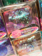 Fun Doh Jumbo Squishy Cube | Giant Glitter Sensory Stress Relief Fidget