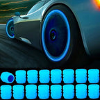36-Pieces: Glow-in-the-Dark Car Tire Valve Cap Set