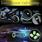 36-Pieces: Glow-in-the-Dark Car Tire Valve Cap Set