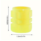 36-Pieces: Glow-in-the-Dark Car Tire Valve Cap Set