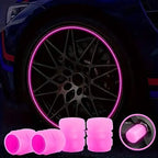 36-Pieces: Glow-in-the-Dark Car Tire Valve Cap Set
