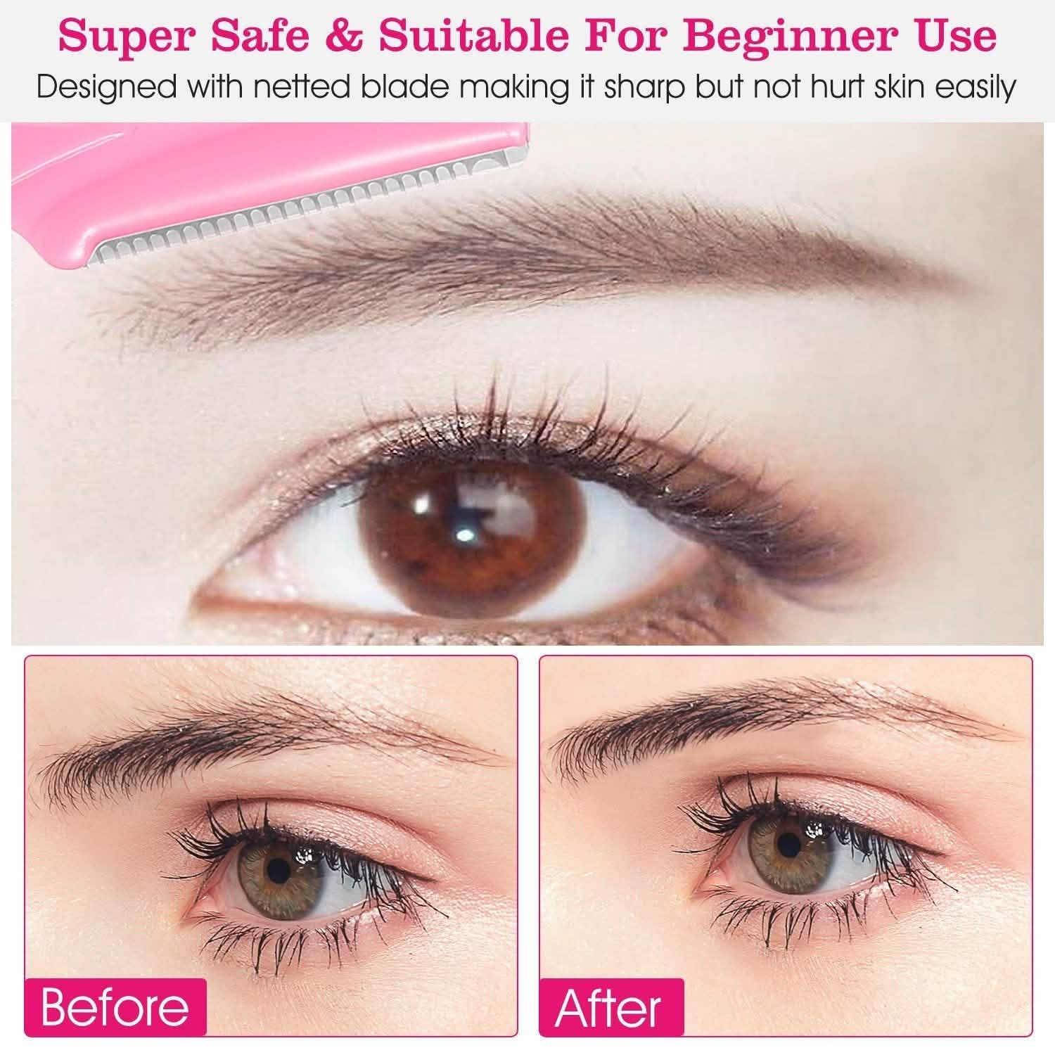 36-Pieces: Women Eyebrow Razor Trimmer