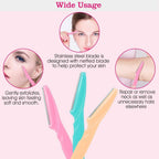 36-Pieces: Women Eyebrow Razor Trimmer