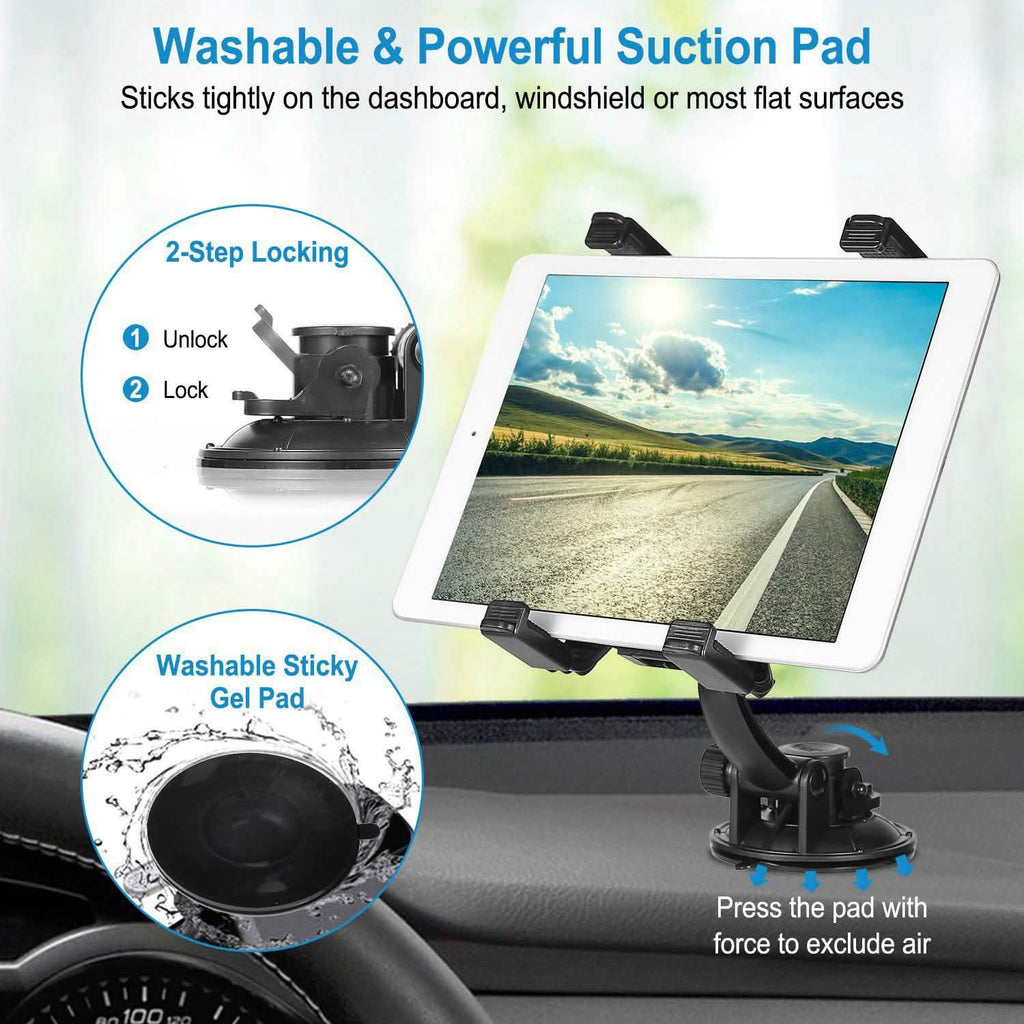 360° Car Windshield Tablet Mount