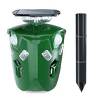 360° Electric Solar Powered Ultrasonic Repeller with Motion Sensor LED Flashing Lights