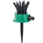 360° Flexible Lawn Sprinkler Automatic 12 Tubes Garden Water Irrigation Sprayers