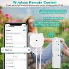 360° Rotatable Dual Phone Holder with Rechargeable Wireless Remote V8
