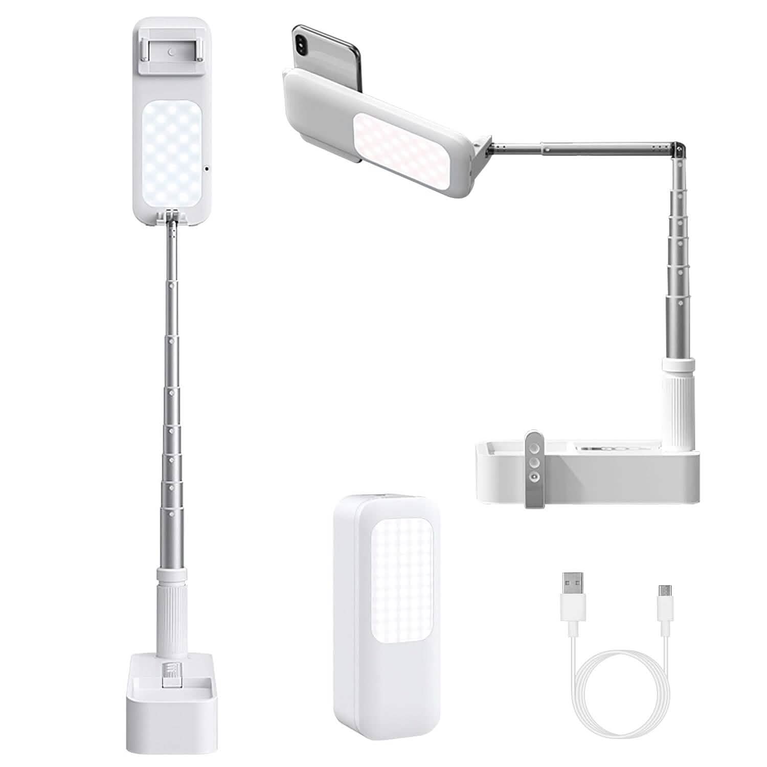 360° Rotatable Extendable Selfie Stand Phone Holder