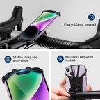 360° Rotatable Waterproof Bike Phone Mount