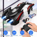 360¬∞ Rotating Electric Wall Climbing Remote Control Dual Mode Car