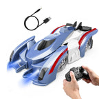 360¬∞ Rotating Electric Wall Climbing Remote Control Dual Mode Car