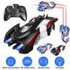 360¬∞ Rotating Electric Wall Climbing Remote Control Dual Mode Car