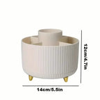 360° Rotating Makeup Organizer Holder for Brushes, Lipsticks, Skin Care & More