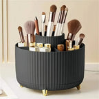 360° Rotating Makeup Organizer Holder for Brushes, Lipsticks, Skin Care & More