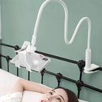 360° Rotating Universal Phone Stand with Flexible Spiral Base for Lazy Browsing