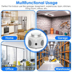 360° Ultrasonic Mice Repellent Indoor with 3 Modes 9 Strobe Lights
