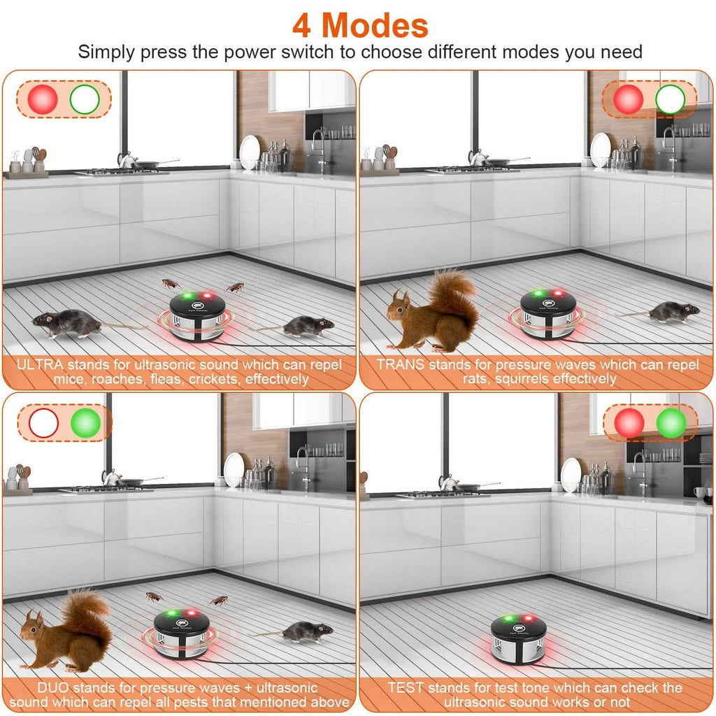 360° Ultrasonic Pest Repeller Electronic Plug-in Pest Control