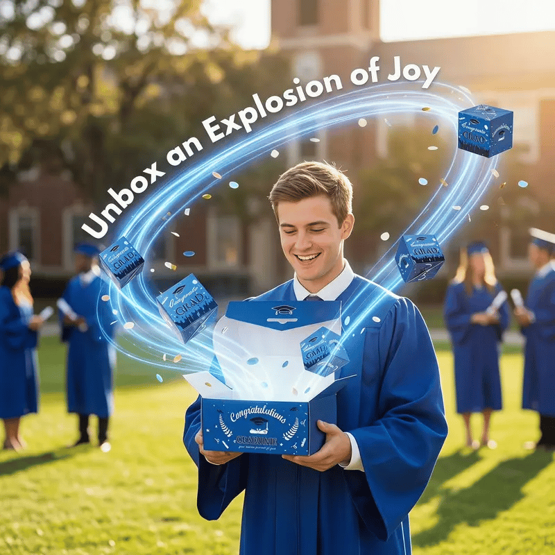 Graduation Surprise Pop‑Up Gift Box