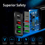 36W USB C 4-Port Fast Charger