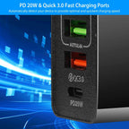 36W USB C 4-Port Fast Charger