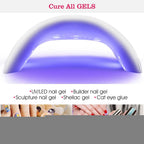 36W UV LED Lamp Nail Gel Dryer 12 LED Sensor Gel Curing Machine