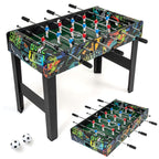 37 Inch Mini Foosball Table 2-in-1 Game Table with Detachable Legs for Tabletop