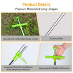 38.98" Weed Puller Twister Stand Up Root Removal