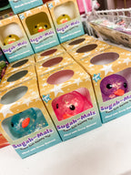 Sugah-Mals Glitter Duck Sugar Stress Ball Squishy - Maltose Filled Sensory Fidget Toy