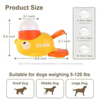 Interactive Cartoon Duck Dog Puzzle Feeder