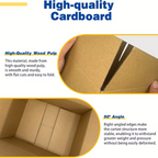 Multi Size/Pack - Corrugated Cardboard Packing Shipping Mailing Moving Boxes