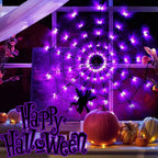 Halloween Spider Web Decoration with Lights