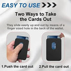 Magnetic Leather Card Holder Wallet for iPhone