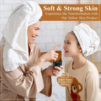 Grass-Fed Beef Tallow Balm with Raw Honey, Natural Skin Moisturizer