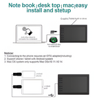 Graphic Tablet Drawing Pad Digital Pen