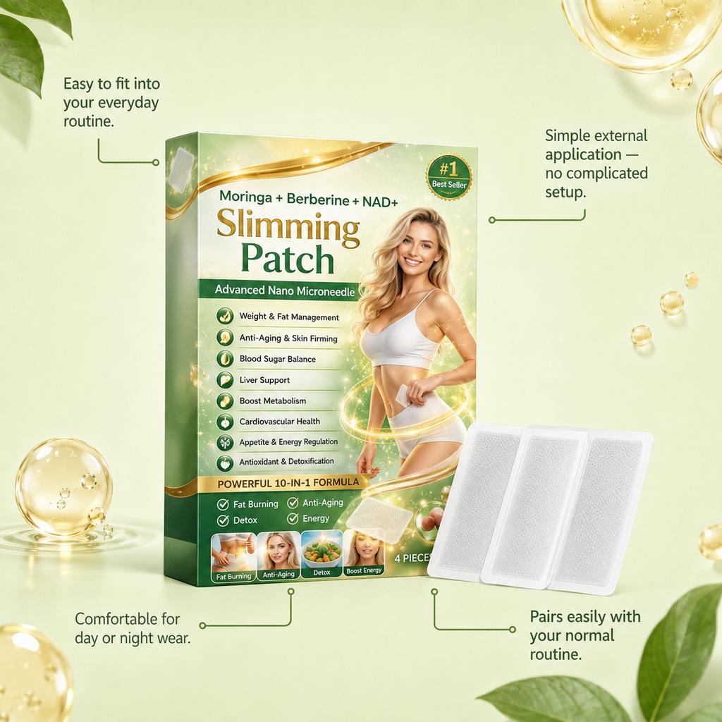 Moringa, Berberine & NAD+ Wellness Patch – Daily Body Care Support