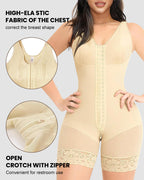 Double Compression Tummy Control Shapewear With Bra